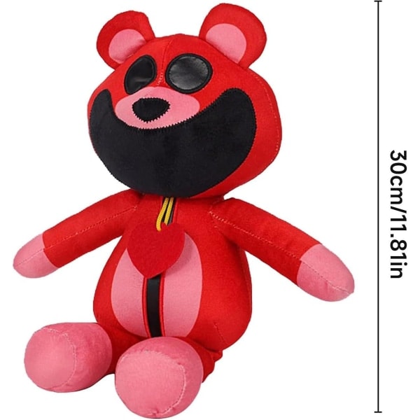 Smiling Critters Plysch, Roliga Smiling Critters Plysch, Söta Gosedjur Kudde Dockleksaker för Fans Barn Pojkar Flickor Födelsedag Bobby Bearhug