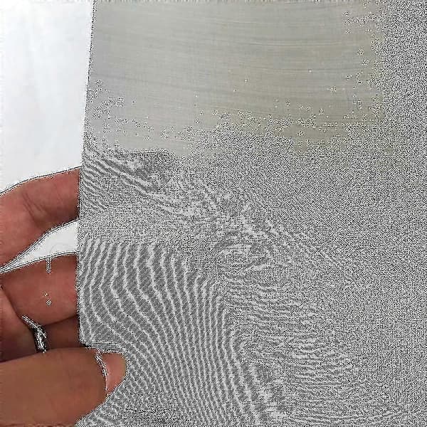 4 - 500 Mesh, 304 Rustfrit Stål Filter Trådnet Vævet Trådsigte Flad Skærmnet 50cm x 1 meter