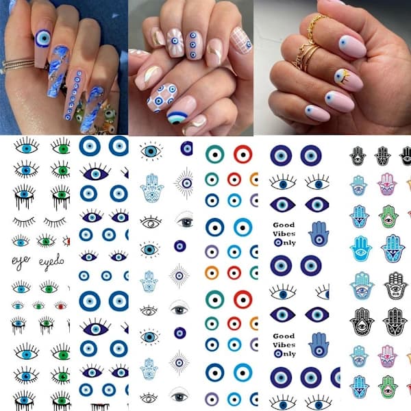 Instant Nagelsticker Självhäftande