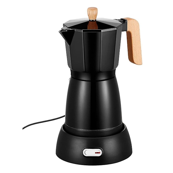 Elektrisk kaffekanne for 6 kopper, Espresso kaffemaskin Elektrisk Italiensk kaffekanne Espresso