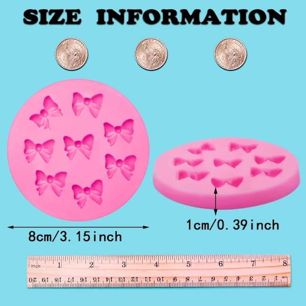 2-delt rosettform Fondant Sjokoladeformer