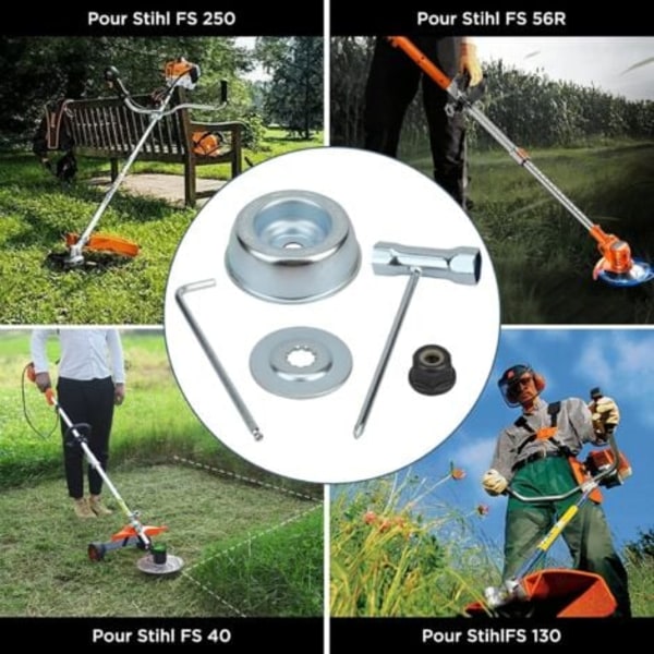 Sæt møtrik hoved trimmer Universel, til trimmer FS55 FS55R FS56 FS56RC FS70R FS80 FS85 FS90 FS90R FS94 FS100RX