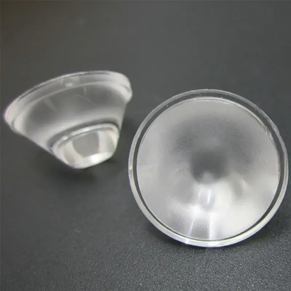20mm Optisk LED-lins PMMA Akryl Platt Frostade Linser 5 10 15 30 45 60 90 120 Grader För 1W 3W 5W Högeffekts LED-chip
