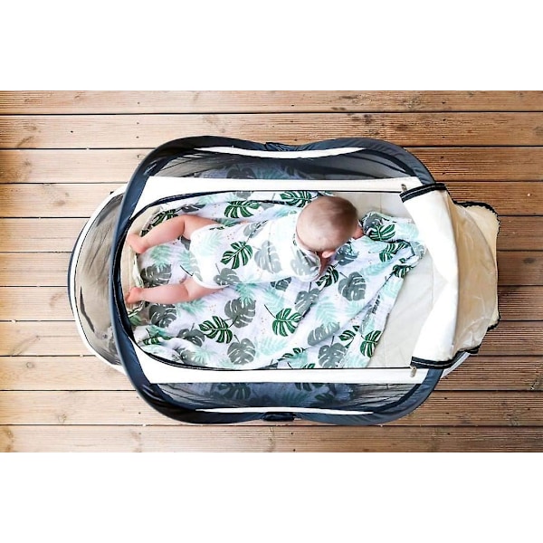 XJ-Deryan Matkasänky - Babybox - Pop Up - Kevyt, Kompakti Ja Kokoontaitettava - Aukeaa Vain 2 Sekunnissa - Hyttysverkolla Ja Kantolaukulla - C