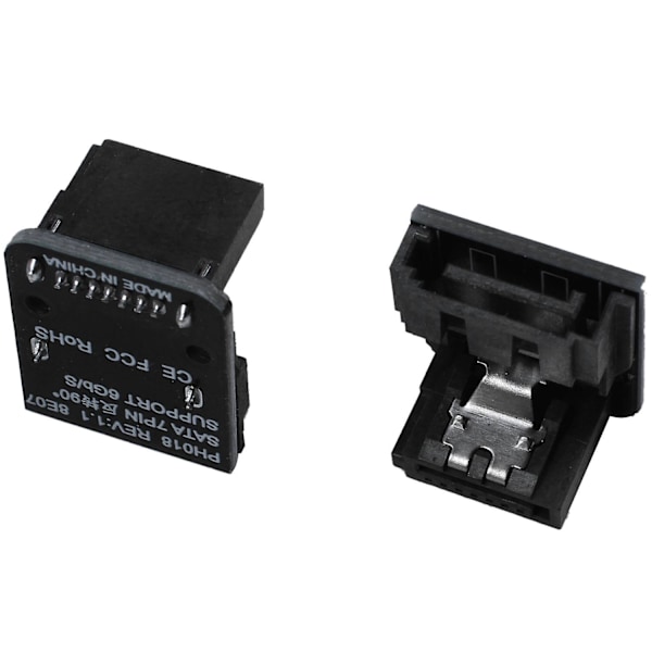 XJ-Sata 7-nastainen naaras - 7-nastainen uros 90 asteen kulma-adapteri emolevylle pöytäkoneille SSD HDD