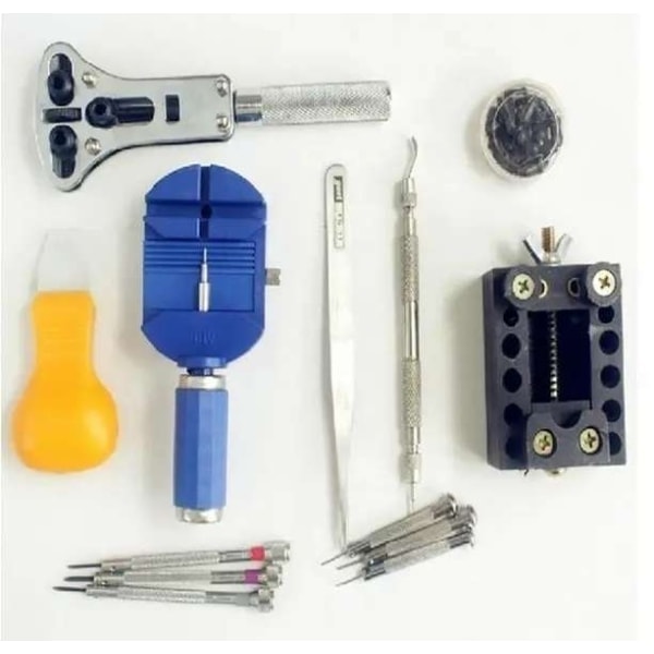 Watch Repair Tool Kit - Battery Replacement - Case Opener - Multicolor
