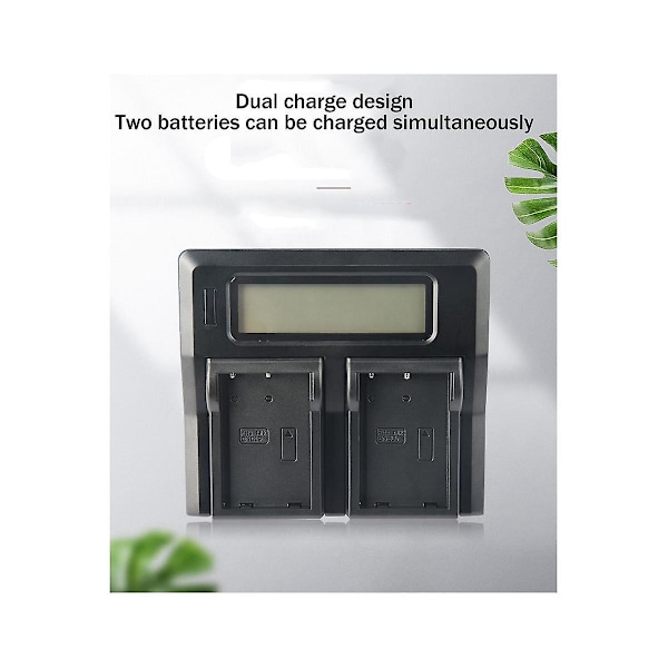 XJ-Enel9 Kamerabatteri Dobbel Lader LCD Digital Lader For D40x D60 D3000 D5000 Lader EU Plugg