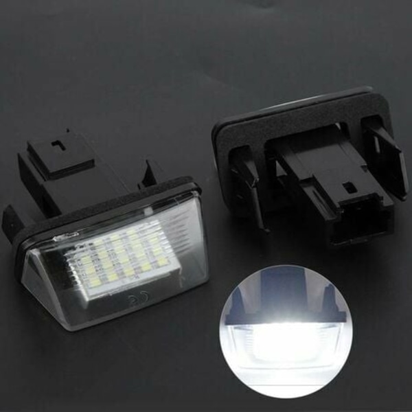KZQ 2 kpl 18 LED-auton rekisterikilven valo vasen ja oikea C3 2002-2009 / BERLINGO / 306 307 406 5008