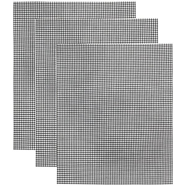 INF Non-Stick Grill Mesh, BBQ Cooking Mesh, 3-pack, Black