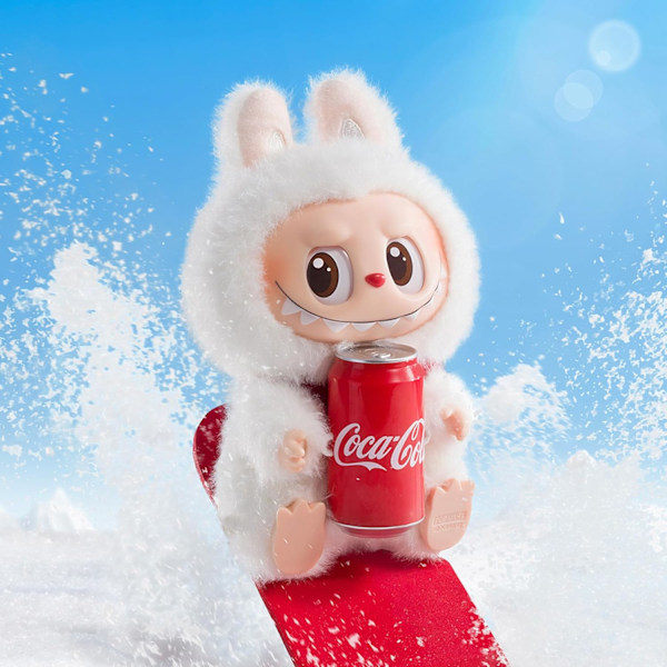 POP MART The Monsters COCA-COLA Serie-Vinyl Face Blind Box, Blind Box Figurer, Enkelt Box (tilfældig box)