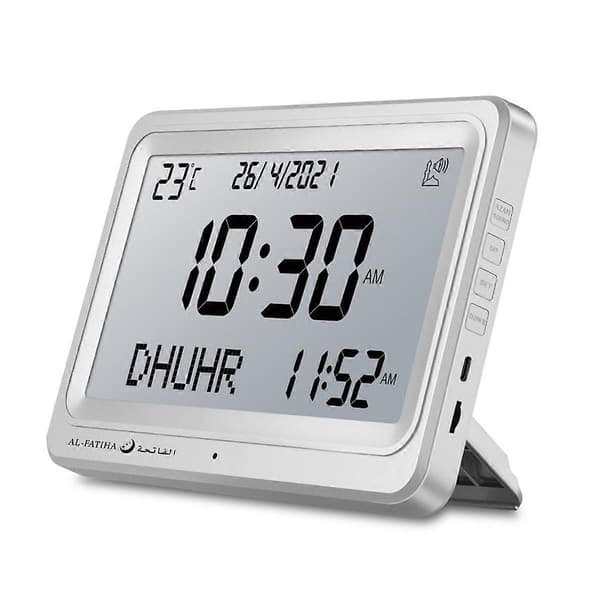 Azan Clock Automatic Worldwide Digital 8 Azan Prayer Call Islamic Wall and Table Clock