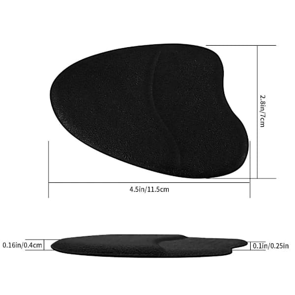 3 par Metatarsal Pads Forfodspuder SORTE black[XJ]