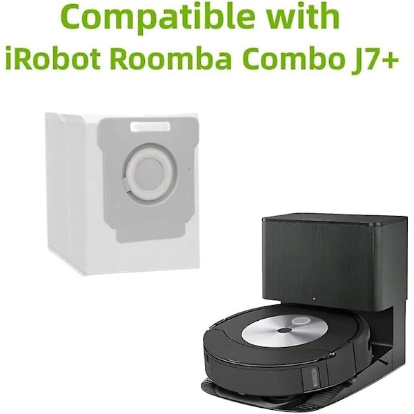 XJ Ersättningsdelar för iRobot Roomba Combo J7 /J7plus Robotdammsugare (Endast), Ej för J7