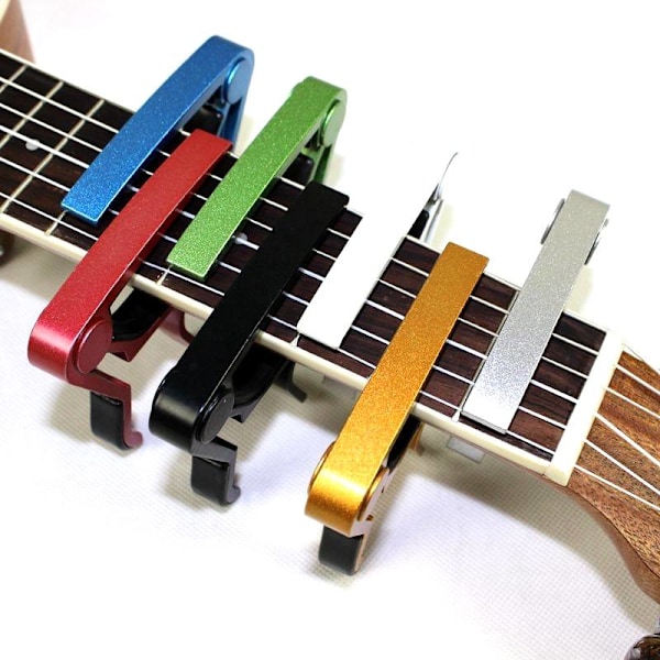 XJ-Gitar Capo / Barreklämma - Gull