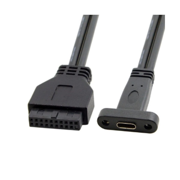 XJ-Yhden Portin USB 3.1 Type C USB-C Naaras USB 3.0 Emolevy 19pin Header Kaapeli 50cm