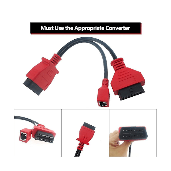 XJ-Obd2 För Maxisys Pro Ms908p Scanner Adapter, Programmeringskabel För , 16pin Obd Ii Adapter