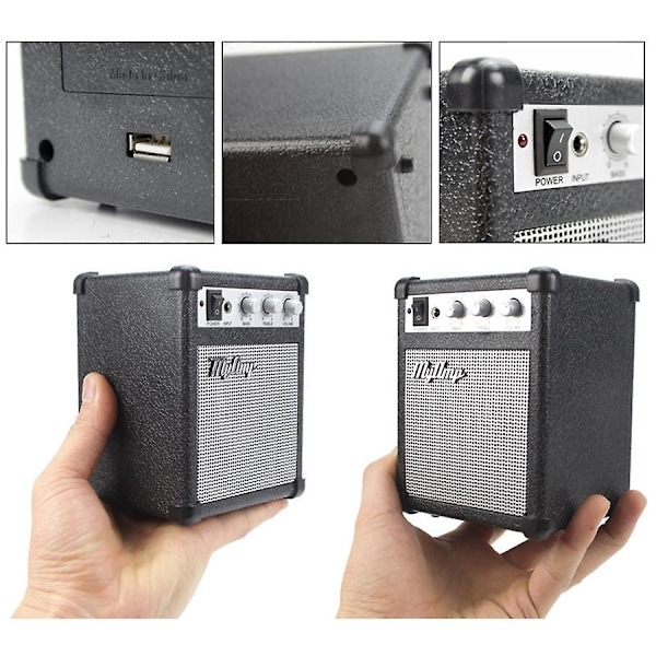XJ-Retro Replika Gitarrförstärkare High Fidelity / My Amp Audio Portabel Högtalare / Amp Audio Mini Gitarr