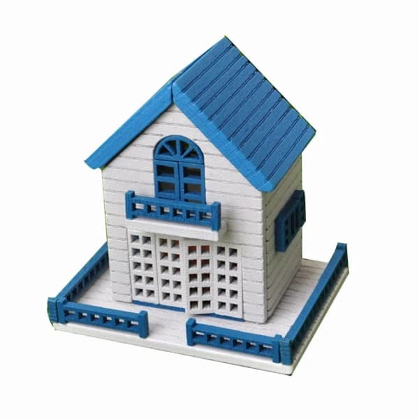 DIY Dockhus Kit Miniatyrdockhus 3 3 3[XJ]