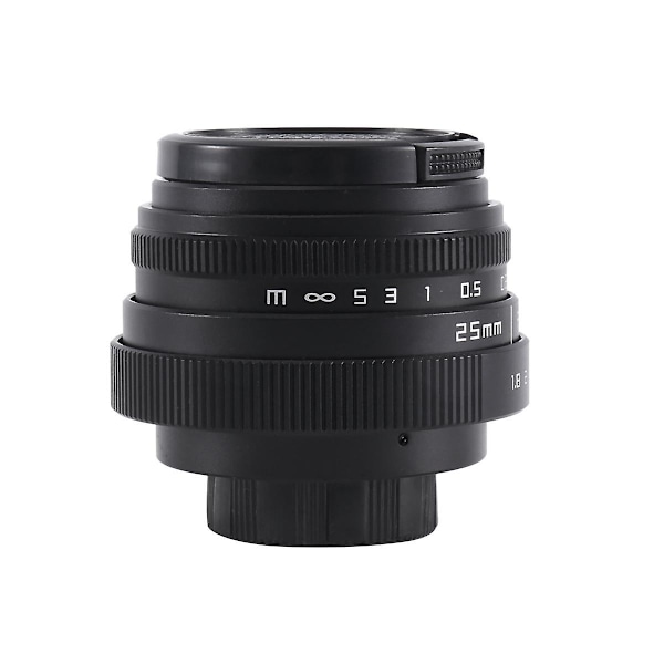XJ-25mm F1.8 -c Tv-objektiv/cctv-objektiv för 16mm C-fattningskamera manuellt fokusobjektiv-a