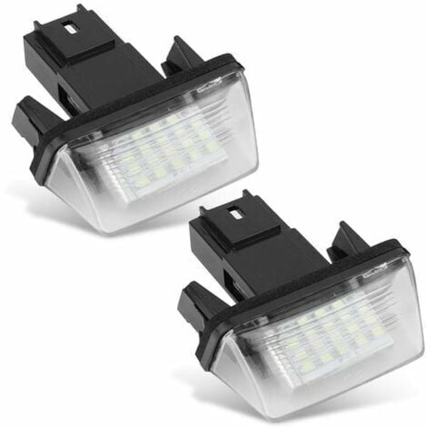 KZQ 2 kpl 18 LED-auton rekisterikilven valo vasen ja oikea C3 2002-2009 / BERLINGO / 306 307 406 5008