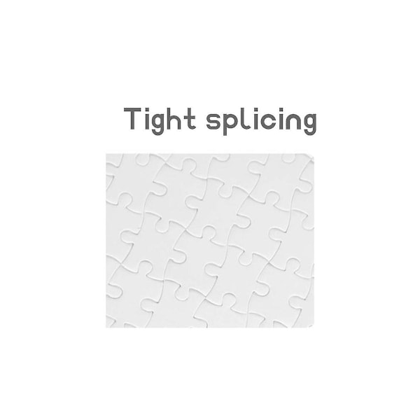 XJ-10 stk/lot DIY Blank Sublimasjon Hjerteformet Papirbilde Puslespill Varmepresse Overføring Håndverk Puslespill
