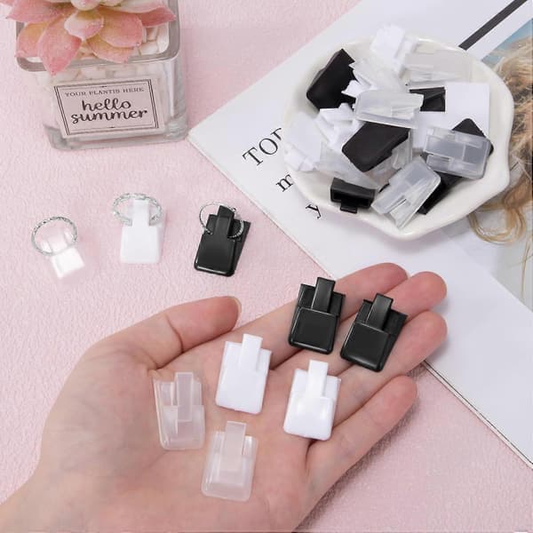 30 stk. ringudstillingsstativer, ringudstillingsstativer i plast til butik
