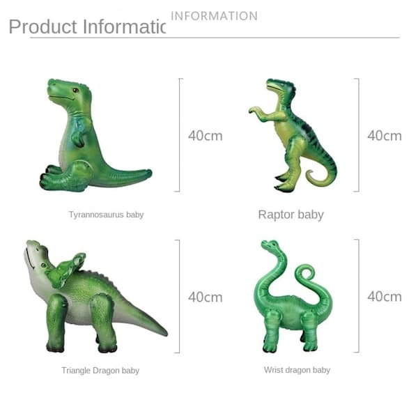 Oppblåsbar Dinosaur Dinosaur Egg Baby[XJ]