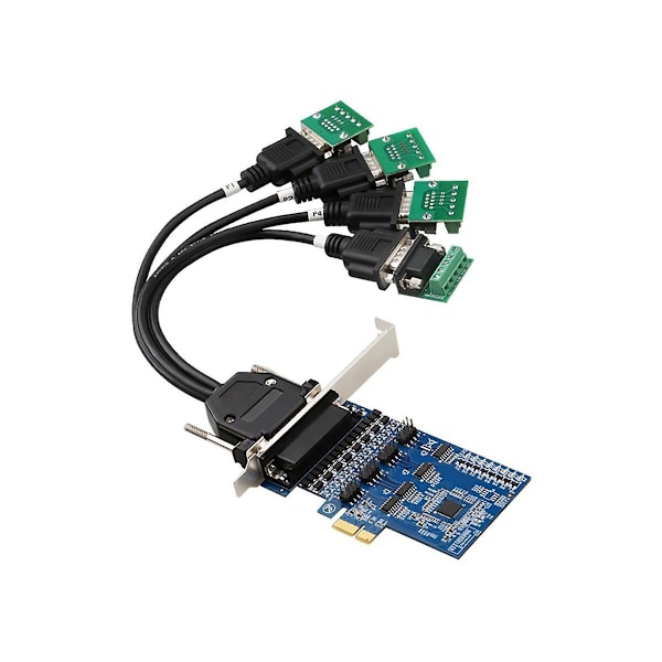 XJ-Pci-e Till Rs485/422 Expansionskort Industriell Seriell Kortomvandlare Med Spänningsundertryckning P