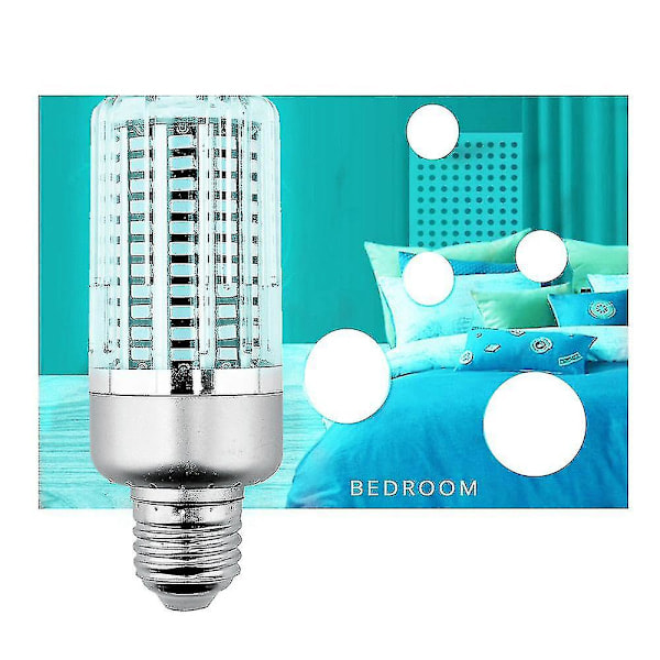 UVC Ultraviolet Desinfektionslampe 40w Majslampe Led Bakteriedræbende Lampe Fjernbetjening Timer Ster