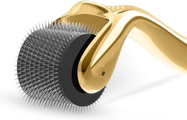 Titanium Dermaroller 1.5mm   Mikronålar   Guld Ansiktsrulle   Akne   Rynkor   Celluliter   Ärr   Bristningar   Hårväxt