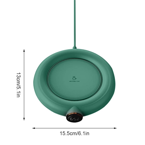 XJ-Kaffekoppsvärmare, automatisk avstängning USB-koppvärmare, elektrisk dryckesvärmare, tekoppsvärmare muggunderlägg värmeplatta 220V