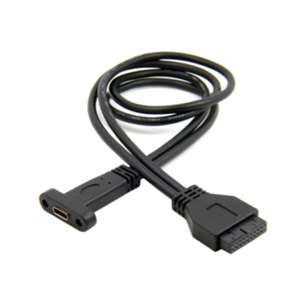XJ-Yhden Portin USB 3.1 Type C USB-C Naaras USB 3.0 Emolevy 19pin Header Kaapeli 50cm