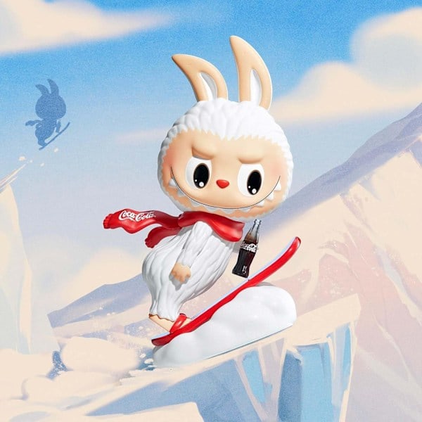 The Monsters Spændende Macaron Plysdukker Figur Legetøj Blind Boxes Autentiske POPMART The Monsters Labubu Coca-Cola Plys 1 Blind Box Figur Le...