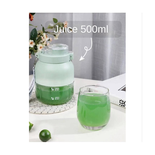 2 in 1 kannettava sähkövatkain appelsiinimehupuristin hedelmäuutin urheilupullo Smo