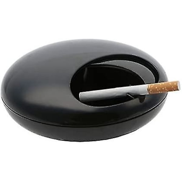 XJ-Pebble Askkopp med Lock (svart)