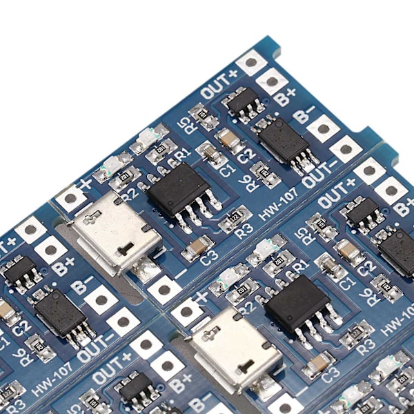 XJ-30kpl 5V Mini USB 1A 18650 TP4056 Litiumakku Latauslevy Suojapiirillä Laturimoduuli