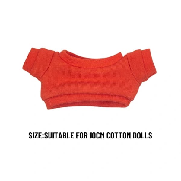 10 cm T-shirt för dockkläder Tecknad docka 8 8 8