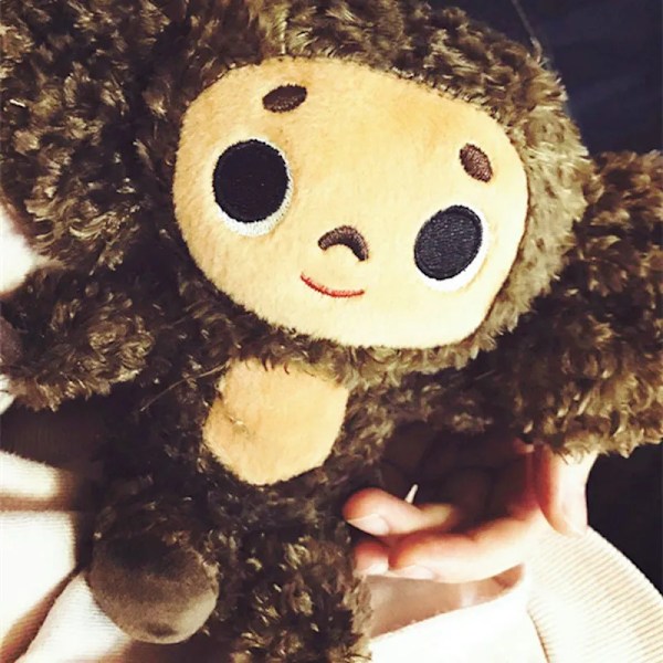 Högkvalitativ Cheburashka Plyschleksak Stora Ögon Apa Med Kläder Docka Ryssland Anime Baby Barn Sov Lugnande Dockleksaker Barn Present