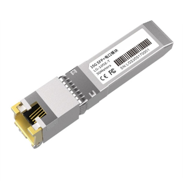 XJ-10g Sfp+ Modul 10gbe Kobber Sfp Moduler Optisk Port Gjør Om Til Rj45 Ethernet Port Gigabit 1000m Tran