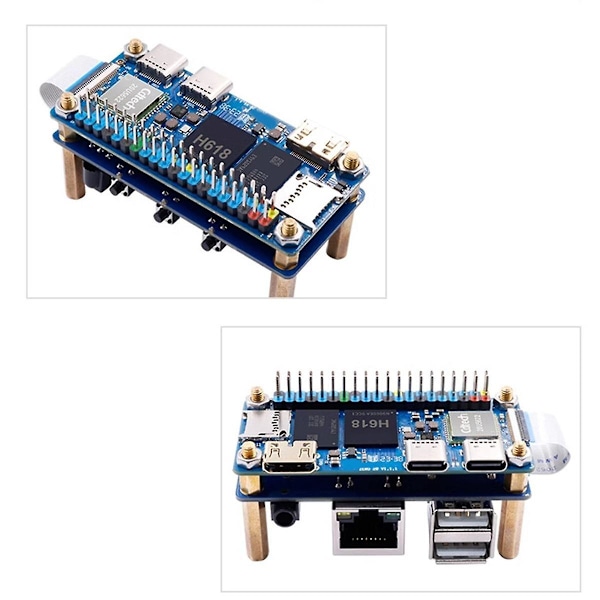 XJ-For Zero 2 W Udvidelseskort Interfacekort 100m Netværksport+usb 2.0+analog Audio Og Video Inter