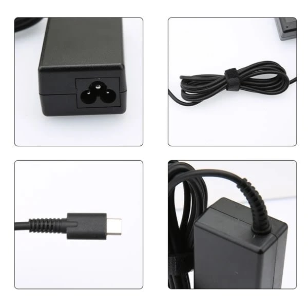 65W USB-C Laptop Oplader til Chromebook & ThinkPad - Hurtig PD Strømadapter [JUN]