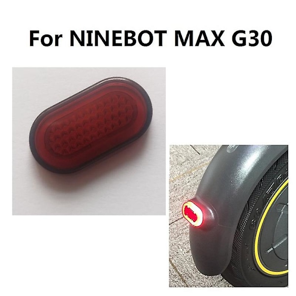 XJ-Bakre Bakljus Stoppljus Bromsljus Skydd Kompatibelt Ninebot Max G30 Scooter Tillbehör
