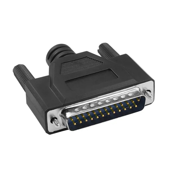 Grossist DB25 Hane/Hona Kontakt D-SUB Adapter 25pin Limmat Hölje Print Line Kontakter