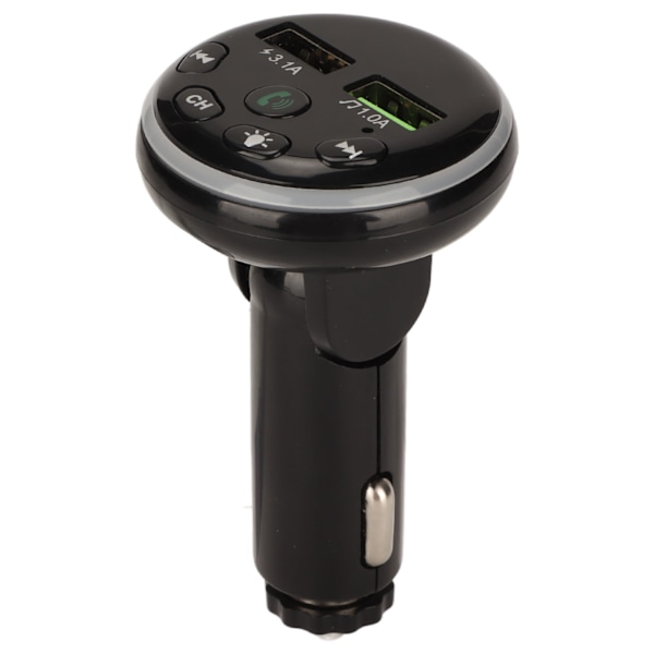 FM-sändare Billaddare Ambient Light Design Handsfree-samtal Automatisk Avstängning Minnesfunktion USB2.0 Billaddare F13