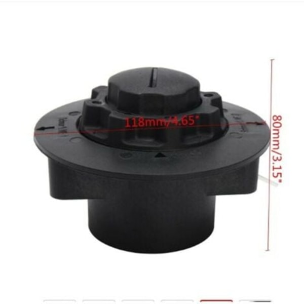 Klipphuvud för Stihl FS38 FS40 FS45 FS50 FSE60 FSE71 FSE81 TE600 TE700 TE1000 Auto Cut C5-2 4006 710 2105, monoblock, svart