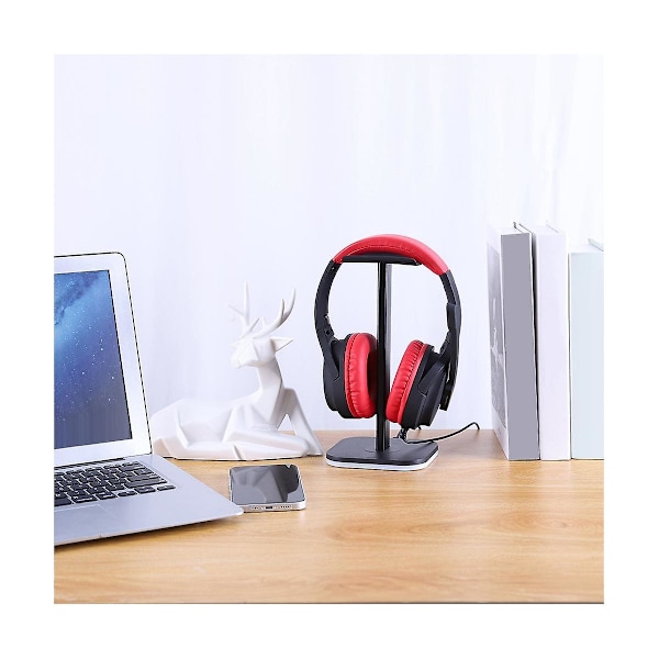 XJ-Rgb Hodetelefonstativ Spillheadset Skrivebordsdisplayholder Led Base Usb Pickup Lys Hodetelefonstøtte Brac
