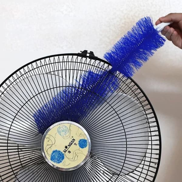 Ventilatorbørste støvfjerner værktøj Rengøringsbørste GRÅ Grå
