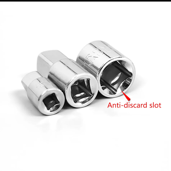 1/4\" 3/8\" 1/2\" Skralle Fastnøkkel Adapter Krom Vanadium Hylse Drive Socket Konverter Fastnøkkel Transformasjonsledd