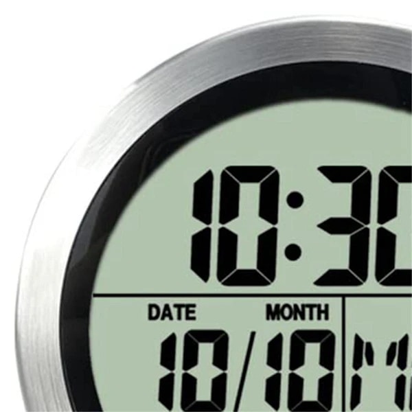 Digital Waterproof Shower Clock, Bathroom Clock, Digital Kitchen Wall Clock, No Drilling Suction Cup Clock