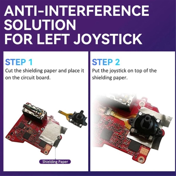 XJ-2-pakning for Ally Joystick-erstatning Hall Joystick for Ally Gaming Håndholdt Reparasjonstilbehør